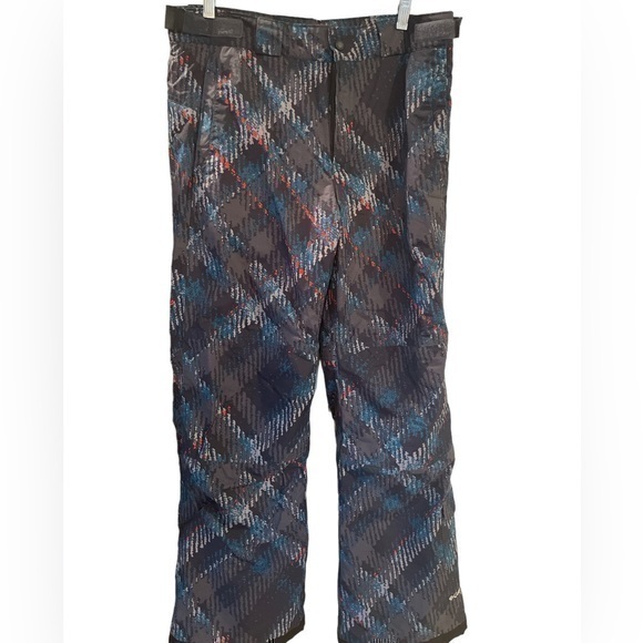 Columbia Gloves on Splatter Paint snow pants in size youth 18-20 - Picture 1 of 7